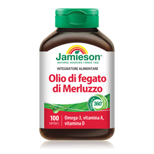 Carica l'immagine nel visualizzatore di Gallery, OLIO DI FEGATO MERLUZZO 100 sft di JAMIESON