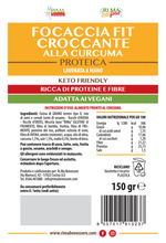 Carica l'immagine nel visualizzatore di Gallery, Focaccia Croccante Fit Proteica alla Curcuma di RIMA BENESSERE