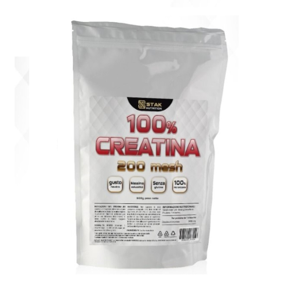 100 CREATINA 200 mesh di STAK NUTRITION