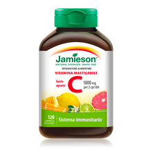 Carica l&#39;immagine nel visualizzatore di Gallery, JAMIESON Vitamina C 1000 MASTICABILE 120 compresse
