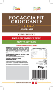 Focaccia Croccante Fit Proteica di RIMA BENESSERE