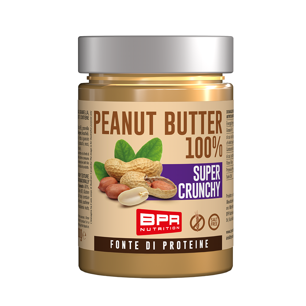 Peanut Butter 100% SUPER CRUNCHY 300g di BPR