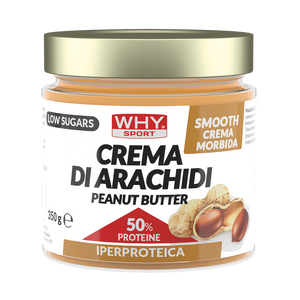 CREMA DI ARACHIDI PEANUT BUTTER IPERPROTEICA di WHY SPORT