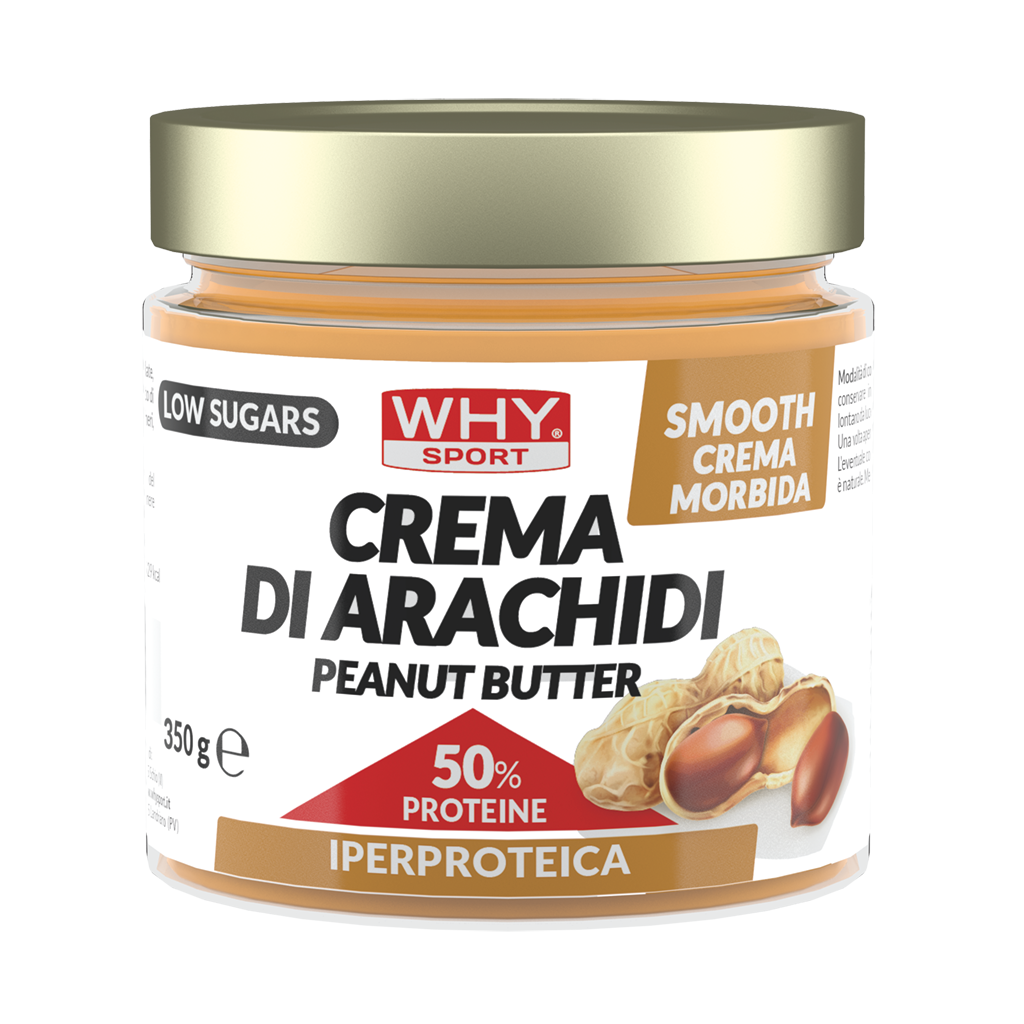 CREMA DI ARACHIDI PEANUT BUTTER IPERPROTEICA di WHY SPORT