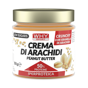 CREMA DI ARACHIDI PEANUT BUTTER IPERPROTEICA di WHY SPORT