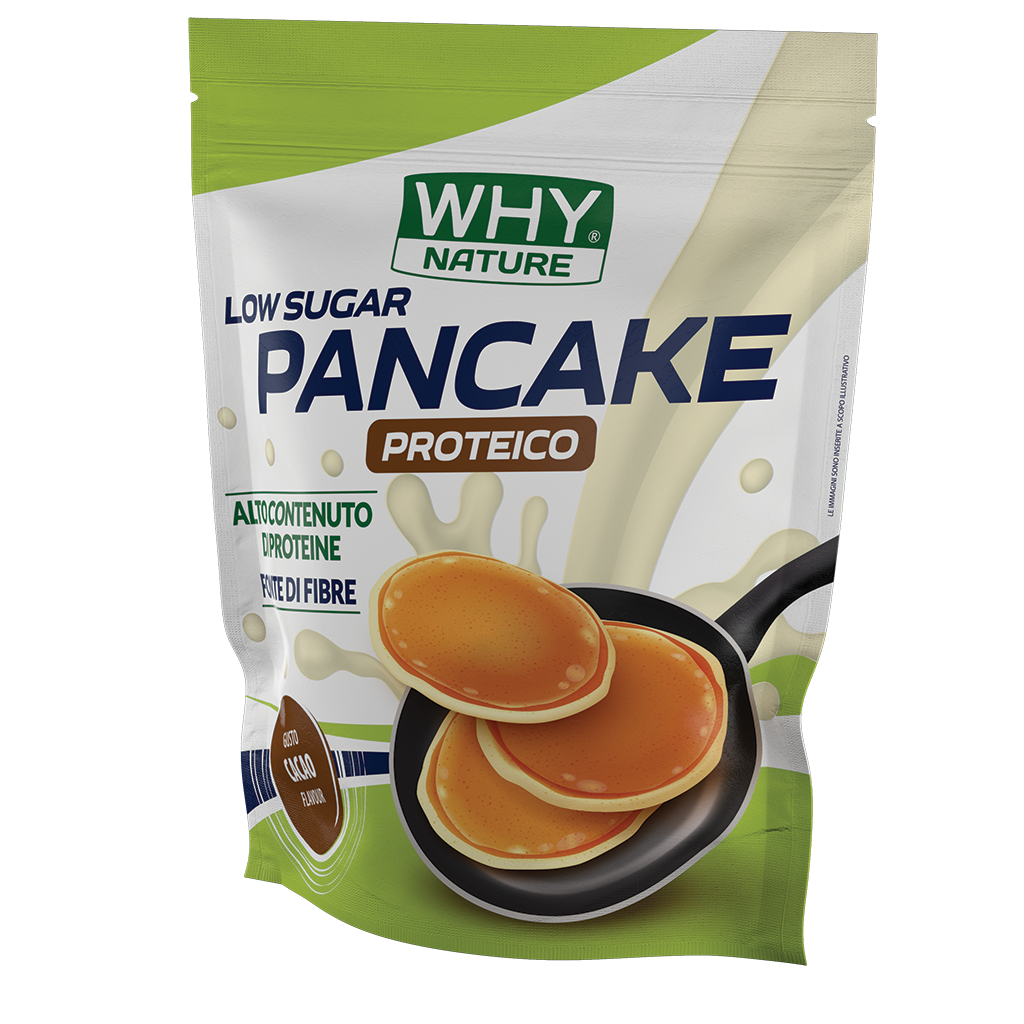 LOW SUGAR PANCAKE PROTEICO WHY NATURE