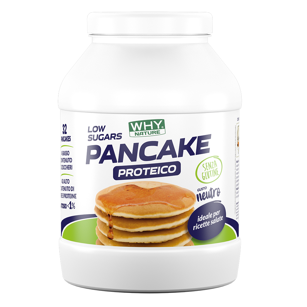 LOW SUGAR – PANCAKE GLUTEN FREE 800g di WHY NATURE