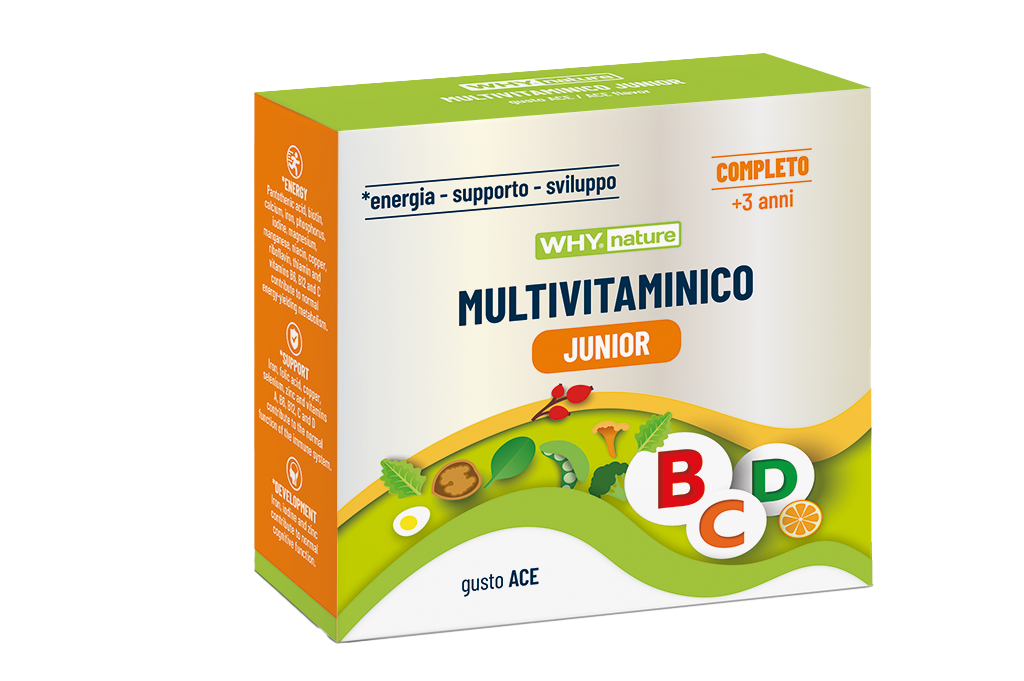 MULTIVITAMINICO JUNIOR 10 bst di WHY NATURE