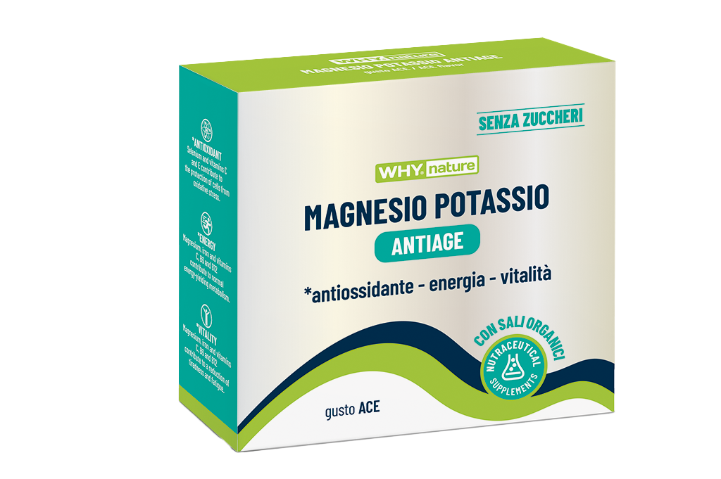 MAGNESIO POTASSIO ANTIAGE 10 bst di WHY NATURE