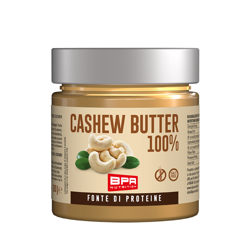 CASHEW BUTTER 100% di BPR NUTRITION