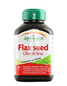 JAMIESON Flax Seed 90 perle - IRONSTORENUTRITION