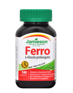 JAMIESON Ferro a rilascio prolungato 100 compresse - IRONSTORENUTRITION