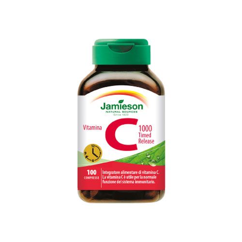 VITAMINA C 1000 TIMED RELEASE 100 CPR JAMIESON - IRONSTORENUTRITION